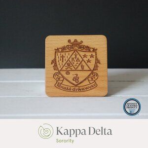 Kappa Delta Crest (Set of 4 Coasters)